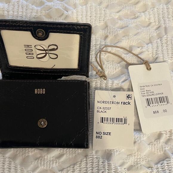Hobo womens cardholder Wallet black NEW with tags - Picture 7 of 12